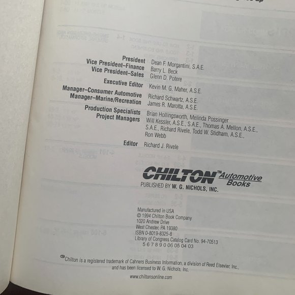 Chilton Repair manual Small Engine Repair Up to 20 Hp paperback - Picture 5 of 8